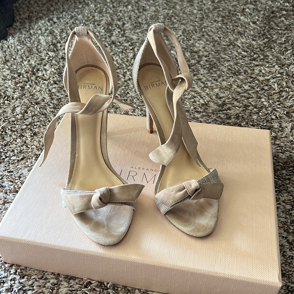 Alexandre Birman Clarita 100 Bow Tie, Suede